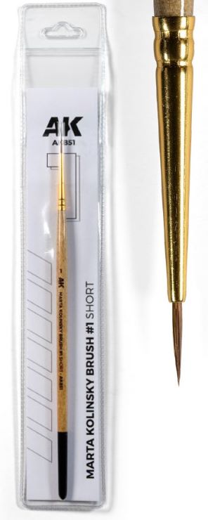 #1 Short Marta Kolinsky Brush