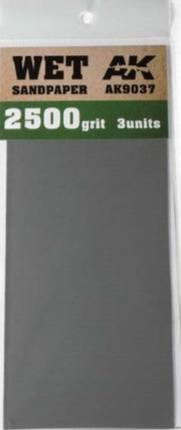 Wet Sandpaper Sheets 2500 Grit (3)