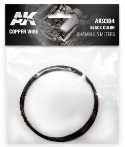Copper Wire 0.45mm x 5 meters (Black)