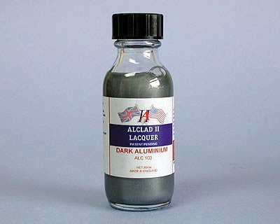 1oz. Bottle Dark Aluminum Lacquer
