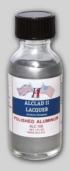 1oz. Bottle Polished Aluminum Lacquer