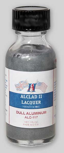 1oz. Bottle Dull Aluminum Lacquer