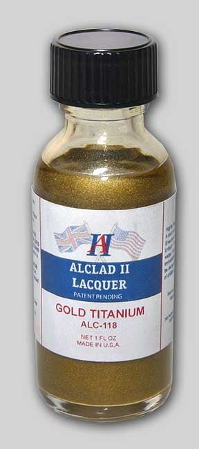 1oz. Bottle Titanium Gold Lacquer