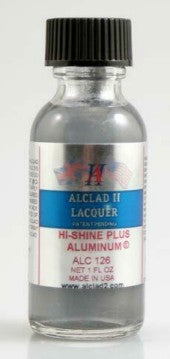 1oz. Bottle Hi-Shine Plus Aluminum Lacquer