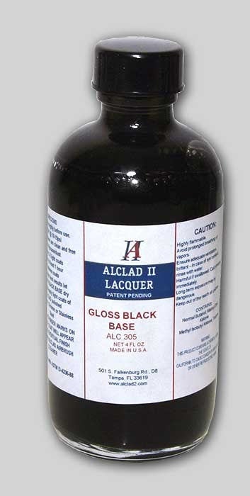 4oz. Bottle Gloss Black Enamel Base