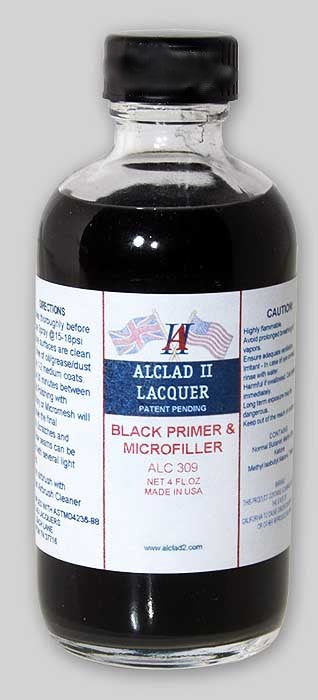 4oz. Bottle Black Primer & Microfiller