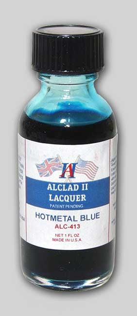 1oz. Bottle Hot Metal Blue Lacquer