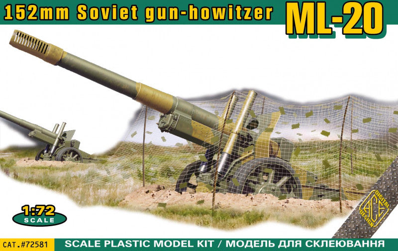1/72 WWII Soviet ML20 152mm Howitzer