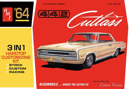 1/25 1964 Olds Cutlass 442 Hardtop (3 in 1)