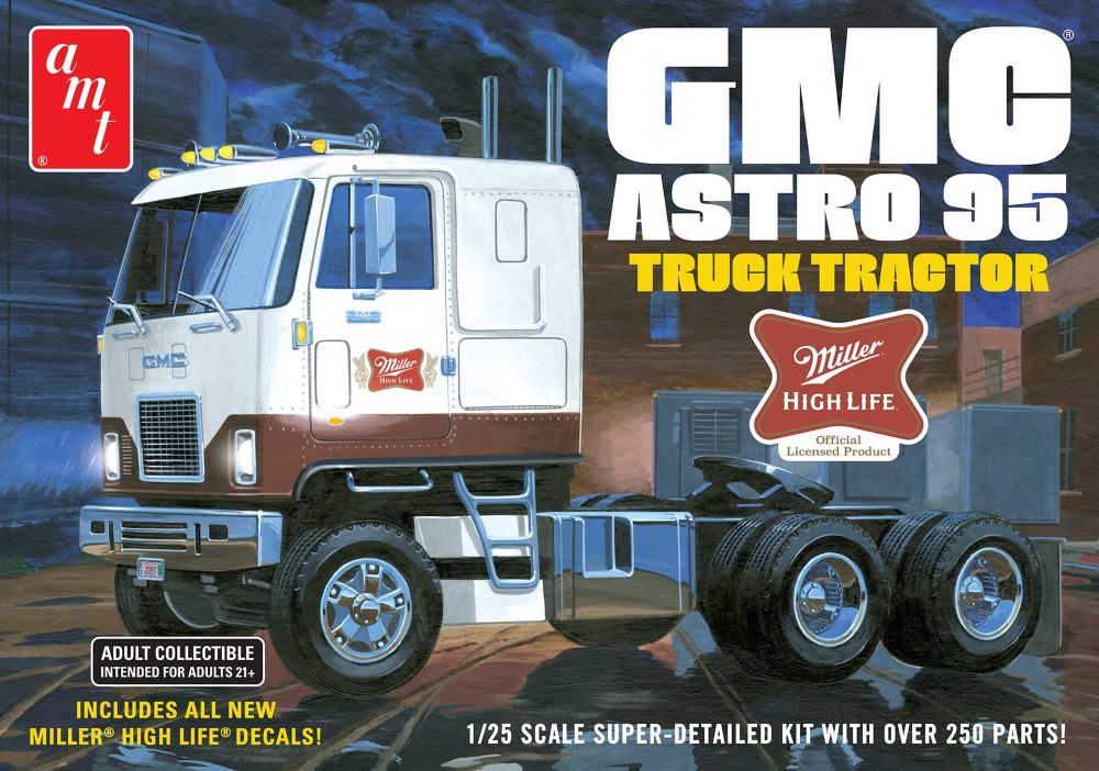 1/25 Miller Beer GMC Astro 95 Semi Tractor Cab