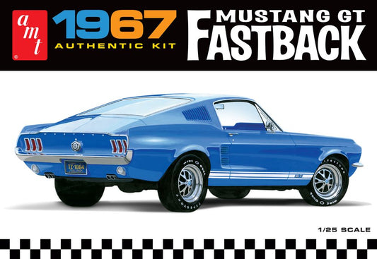 1/25 1967 Ford Mustang GT Fastback Car