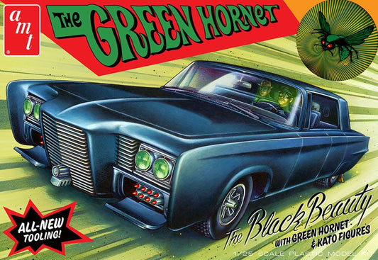 1/25 Green Hornet Black Beauty Chrysler Imperial w/Green Hornet & Kato Figure