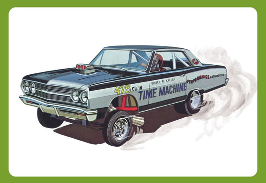 1/25 1965 Chevy Chevelle AWB Time Machine Funny Drag Car