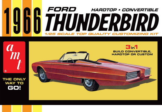 1/25 1966 Ford Thunderbird Hardtop/Convertible Customizing Car (3 in 1)