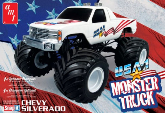 1/32 USA1 Chevy Silverado Monster Truck (Snap)