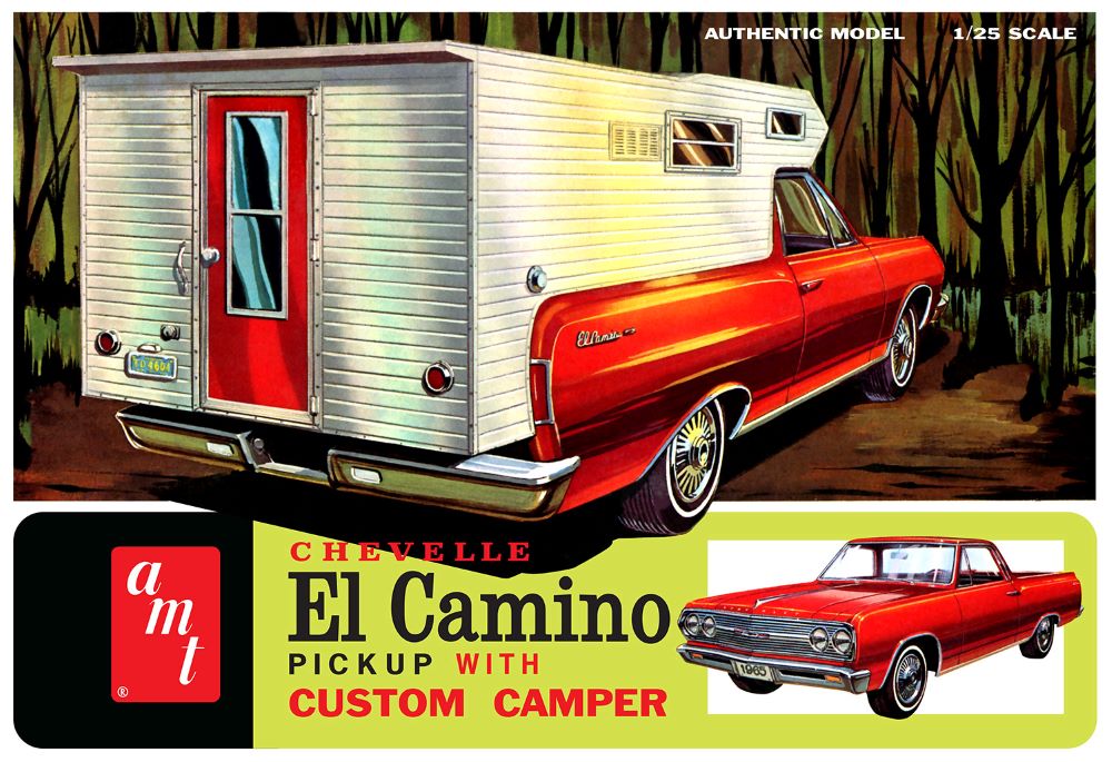 1/25 1965 Chevelle El Camino Pickup w/Custom Camper