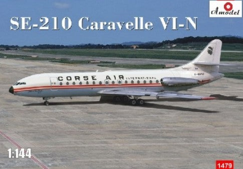 1/144 SE210 Caravelle VI-N Corse Air International Commercial Airliner