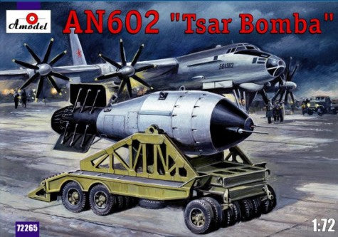1/72 AN602 (Tsar Bomba) Hydrogen Bomb w/Trailer