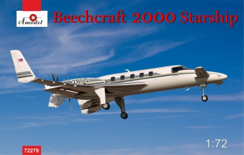 1/72 Beechcraft 2000 Starship N82850 Twin-Engine Business Aircraft