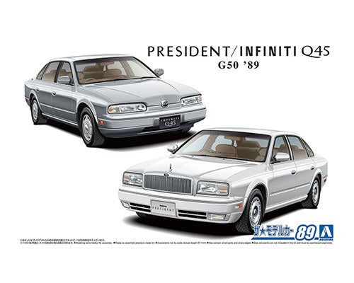 1/24 1989 Nissan G50 President/Infiniti Q45 Car