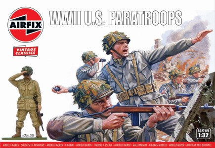 1/32 WWII US Paratroops Figure Set (14)