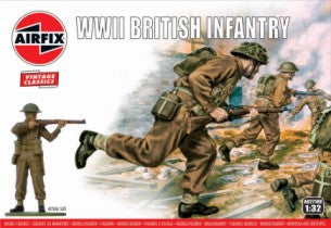 1/32 WWII British Infantry Figure Set