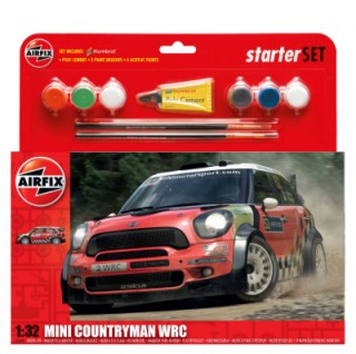 1/32 Mini Countryman WRC Car Large Starter Set w/paint & glue