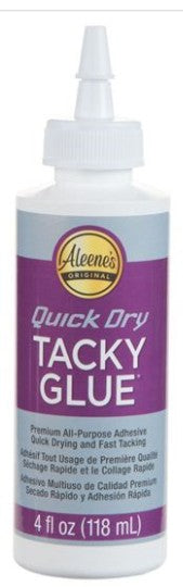 Quick Dry Tacky Glue 4oz. Bottle (3/Pk)