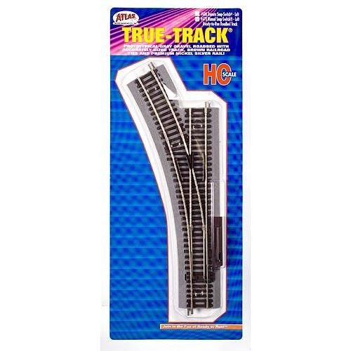 HO True-Track Manual Snap Switch Left