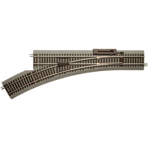 HO True-Track Manual 22" Radius Snap Switch Left