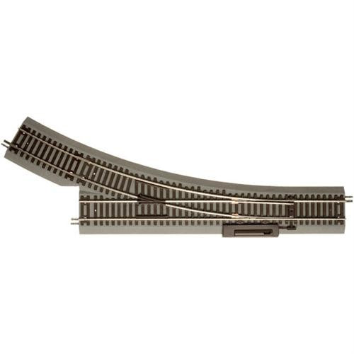 HO True-Track Manual 22" Radius Snap Switch Right