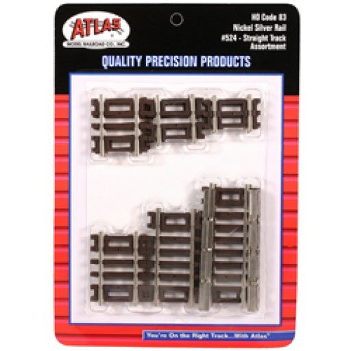 HO Code 83 Straight Track Assortment