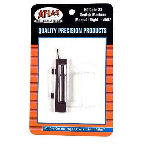 HO Manual Switch Machine Right for Code 83 & True-Track