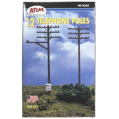 HO Telephone Poles (12)