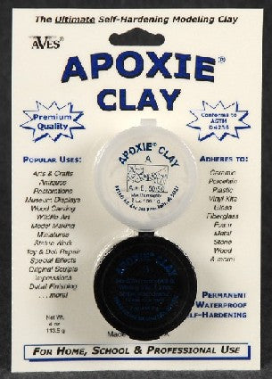 Apoxie Clay Native 2-Part Self-Hardening  (Net wt. 4oz.)