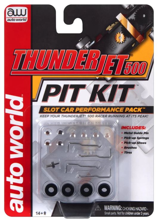 HO Thunderjet 500 Slot Car Performance Pit Kit w/New Metal Guide Pin