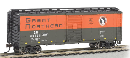 N AAR 40' Steel Boxcar Great Northern