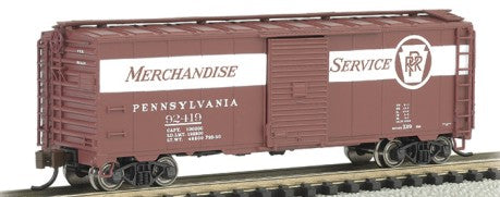 N AAR 40' Steel Boxcar Pennsylvania Merchandise Service