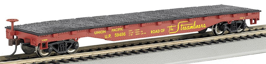 HO 52' Flatcar Union Pacific #59486