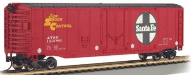 HO 50' Plug-Door Boxcar Santa Fe #152086