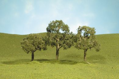 Scenescapes 2-1/2"- 3-1/2" Walnut Trees (3/pk)