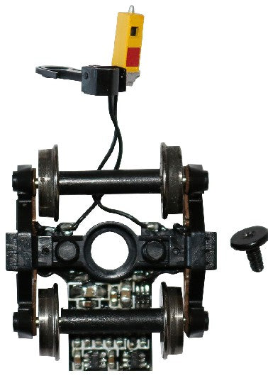 HO 33" Wheel Freight Truck & E-Z Mate Coupler w/Track-Powered Flashing LED End of Train Device
