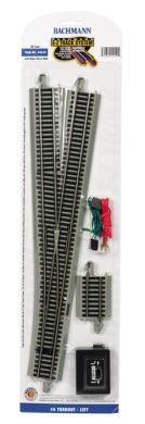 HO #6 Left Turnout Nickel Silver Track (1/Cd)