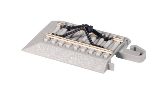 HO Hayes Bumper Nickel Silver Track w/Concrete Ties (2/Cd)