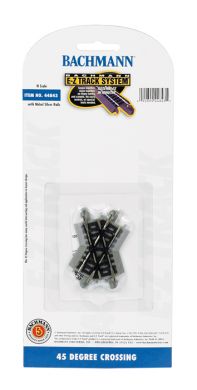 N 45 Degree Crossing Nickel Silver Track (1/Cd)
