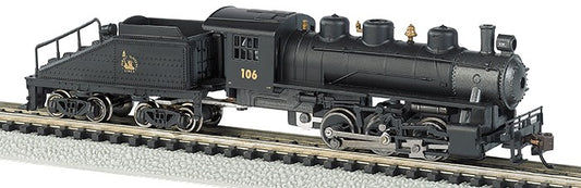 N USRA 0-6-0 Switcher Steam Locomotive & Tender Central New Jersey #106