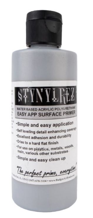 Stynylrez Water Based Acrylic Primer Metal 4oz. Bottle