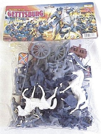 54mm Gettysburg Union/Confederate Figure Playset (50pcs) (Bagged) (Americana)