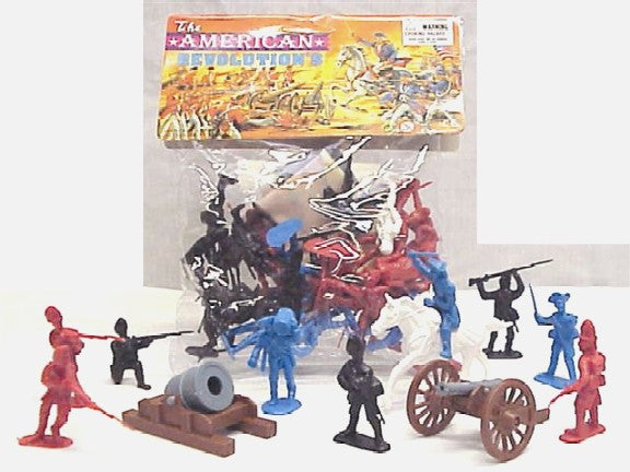 54mm American Revolution Figure Playset (50pcs) (Bagged) (Americana)