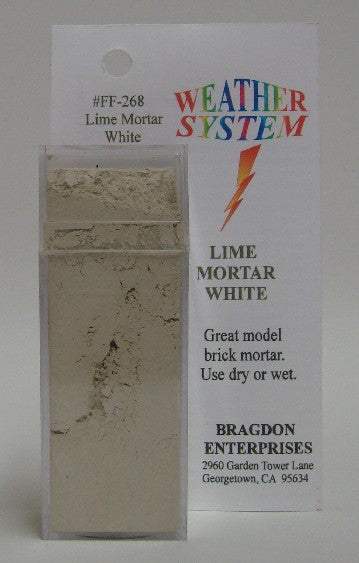2oz Lime Mortar White Weathering Powder